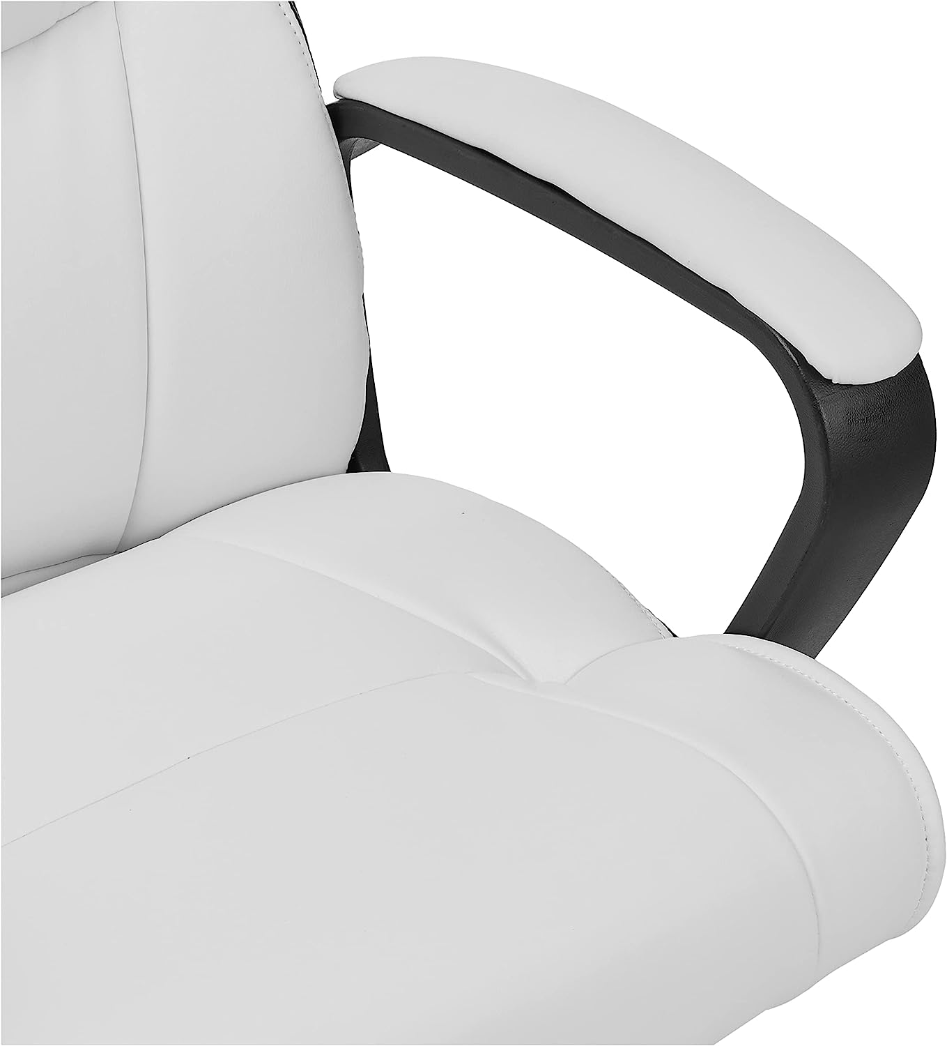 Silla ergonómica de escritorio de oficina con reposabrazos, altura e inclinación ajustable, giro de 360 grados, capacidad de 124 kg
