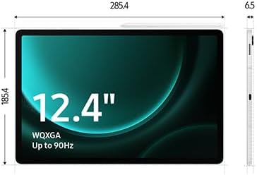SAMSUNG Galaxy Tab S9 FE Lavanda 8GB RAM 256GB, Spen, Smart Book Cover, Nacional con Garantía