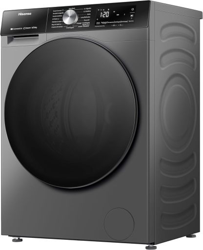 Lavasecadora Inverter Hisense 15 Kilos Carga Frontal Gris WD3S1543BT