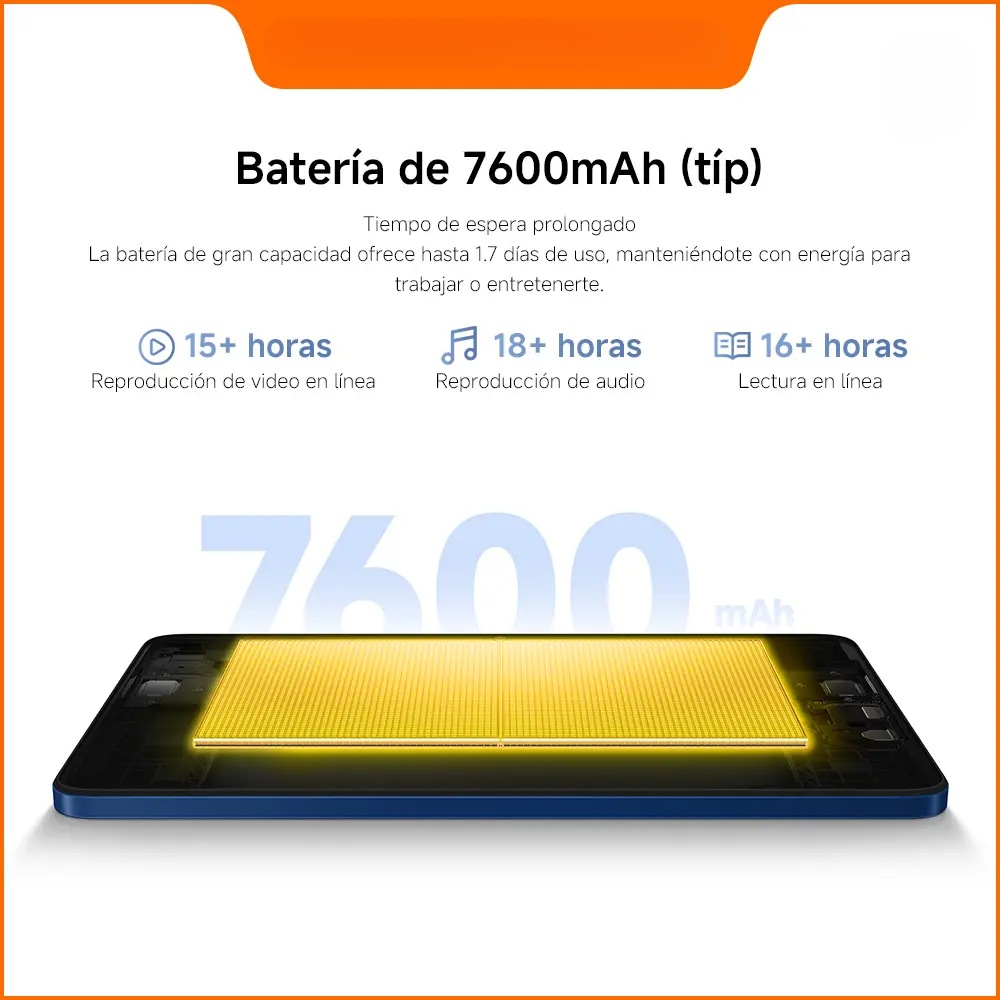 POCO Pad C1 | Pantalla cristalina de 9.7" y 2K a 120Hz | Batería de 7600mAh (típ) | Snapdragon 6s 4G Gen 2 | Impulsado por Xiaomi HyperOS 3