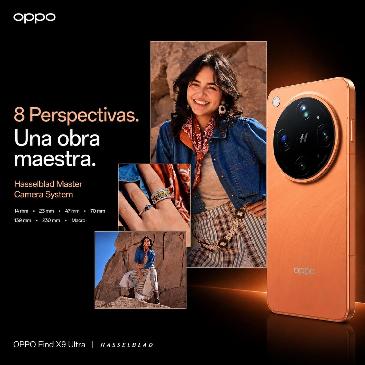 📱Smartphone 5G Desbloqueado Color Naranja, 12GB RAM+512GB, Pantalla 6.82" AMOLED QHD+, Cámara Dual 200MP, Video 8K, Procesador Snapdragon 8 Elite Gen 5, Batería 7050 mAh, Carga Súper Rápida 100W, Resistente al Agua IP68/IP69, Doble SIM
