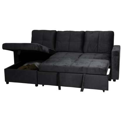 SOFÁ CAMA CON ALMACENAMIENTO TRIBECA GRIS CLARO