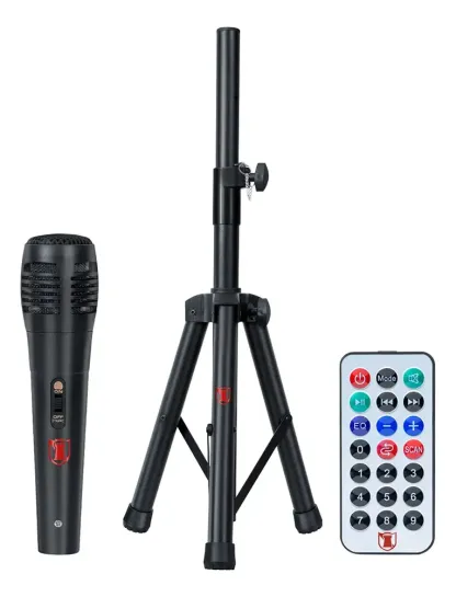 Bocina Kaiser MSA-7515MX portátil con bluetooth color Negro