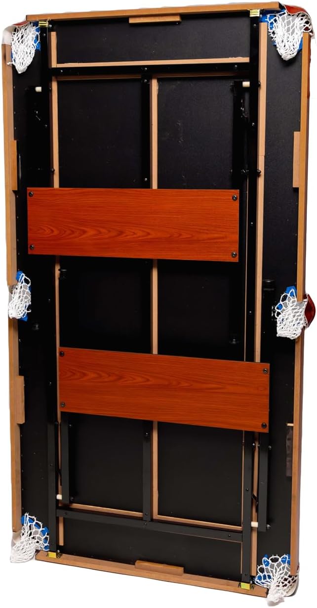 RACK Crux - Mesa de billar/billar americano plegable de 140 cm, entretenimiento portátil y ahorrador espacio