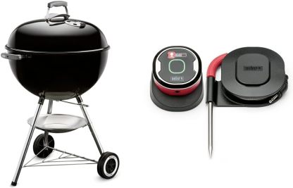 Weber, Asador Original Kettle Premium 22 Negro Adulto Unisex, Negro (Black), Pulgadas Premium