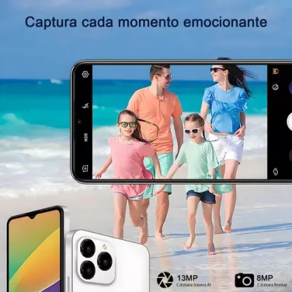 KXD A07 128 GB violeta 8 GB RAM
