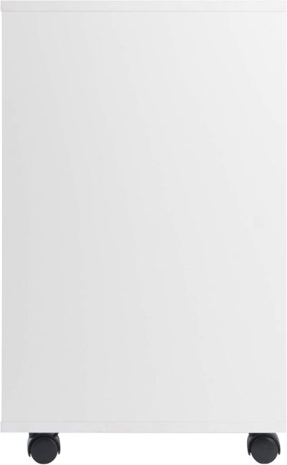 Winsome Wood Halifax 5-Drawer Cabinet, Blanco