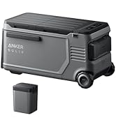 Anker SOLIX EverFrost 2 enfriador de 58 litros con 1 batería extraíble, refrigerador de coche de 61 cuartos de galón, cocina eléctrica...