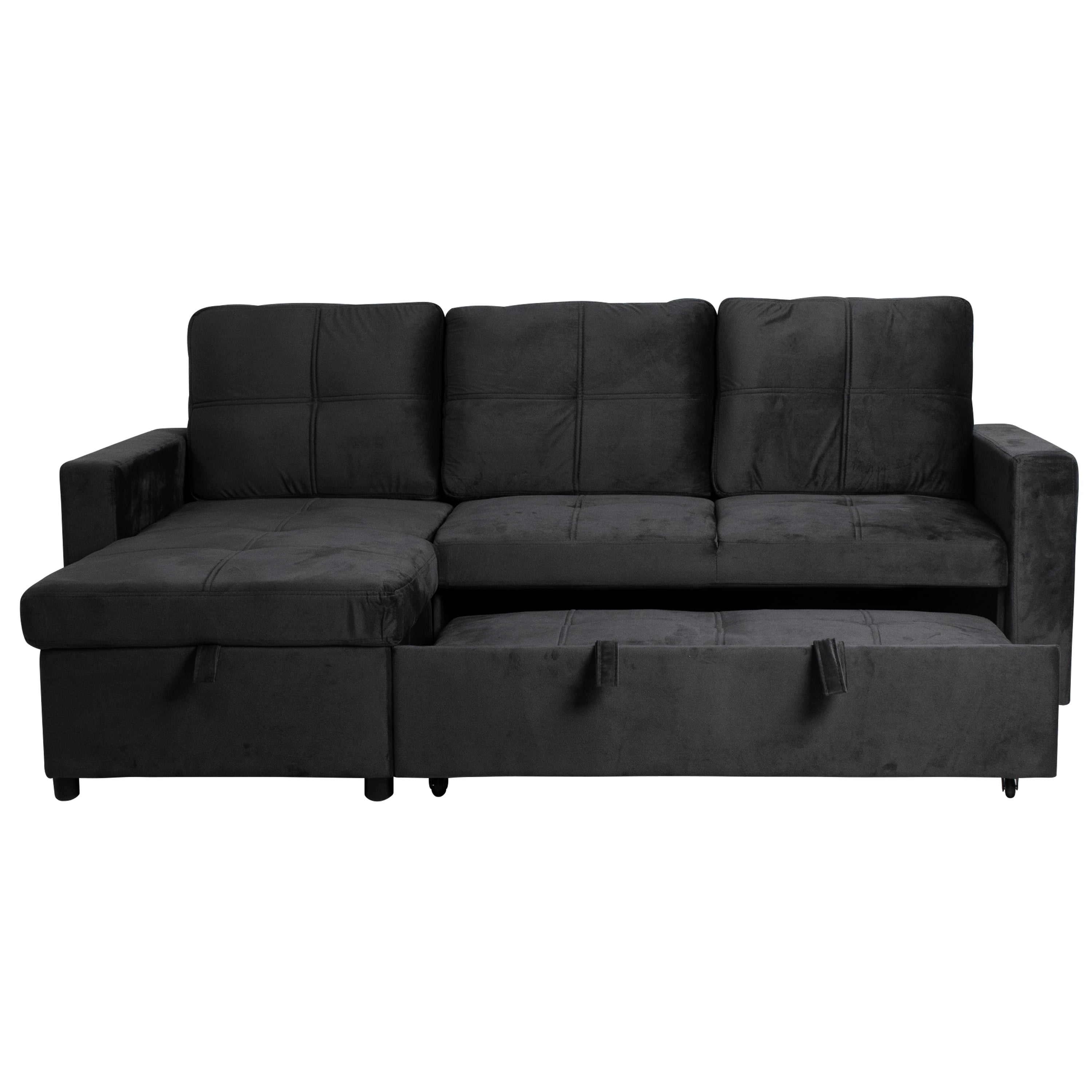 SOFÁ CAMA CON ALMACENAMIENTO TRIBECA GRIS CLARO