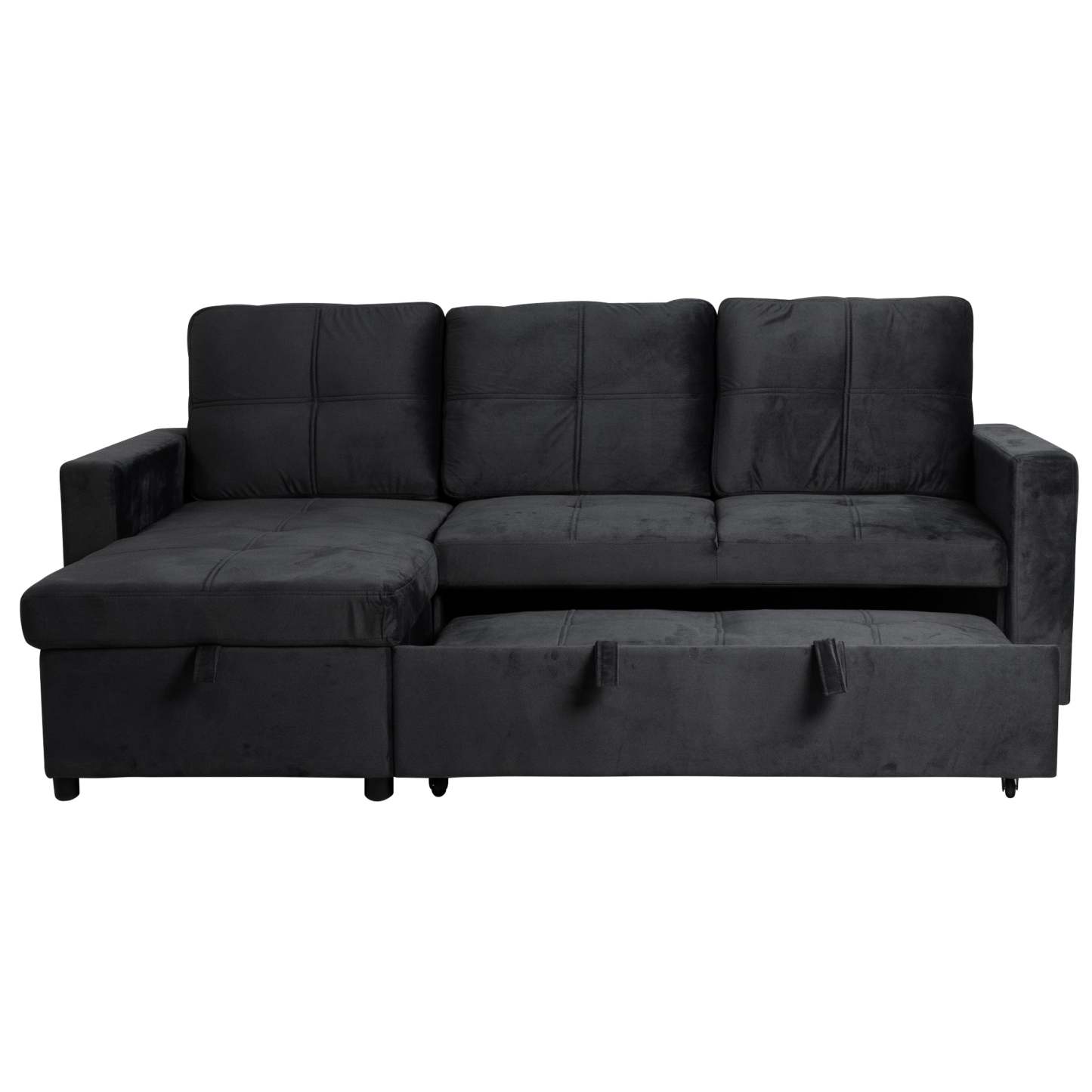 SOFÁ CAMA CON ALMACENAMIENTO TRIBECA GRIS CLARO