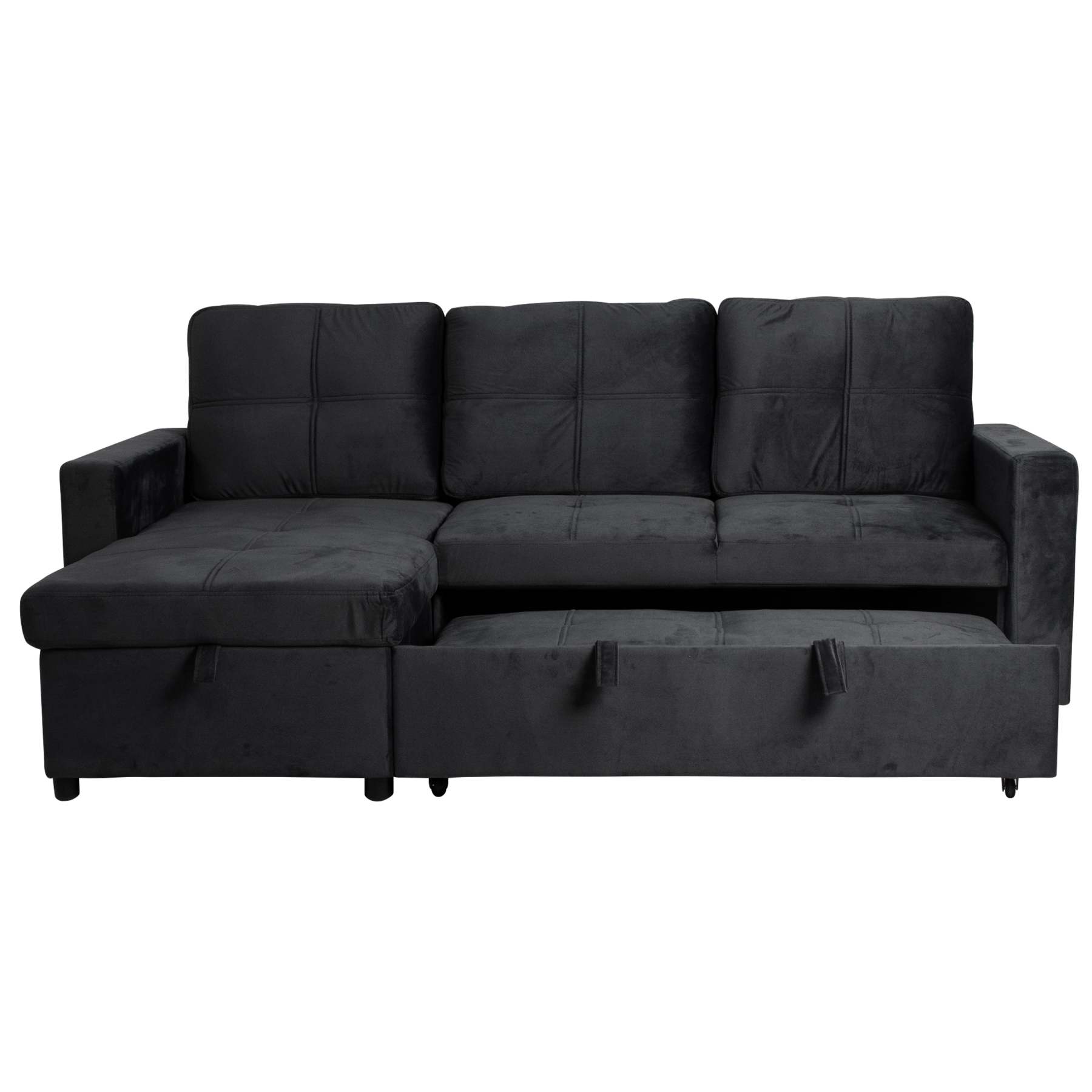 SOFÁ CAMA CON ALMACENAMIENTO TRIBECA GRIS CLARO