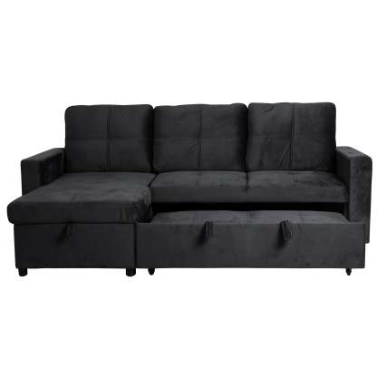 SOFÁ CAMA CON ALMACENAMIENTO TRIBECA GRIS CLARO
