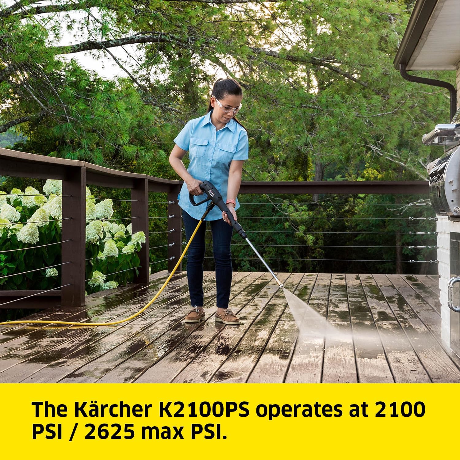 Karcher - Máquina limpiadora eléctrica a presión, K1700, Amarillo