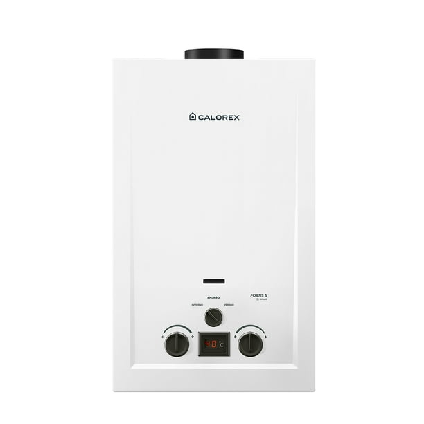 Calorex Boiler Calentador de Agua Instantaneo Fortis S 09 Para 1½ Servicios Gas LP