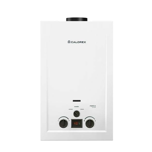 Calorex Boiler Calentador de Agua Instantaneo Fortis S 09 Para 1½ Servicios Gas LP
