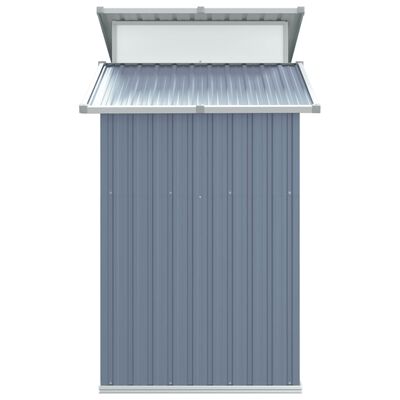 Cobertizo de jardín verde 270x130x208,5 cm acero galvanizado