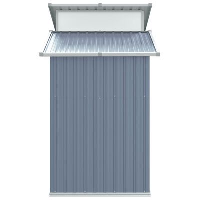 Cobertizo de jardín verde 270x130x208,5 cm acero galvanizado