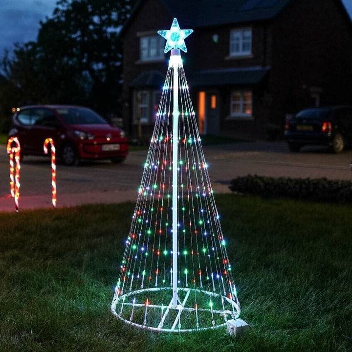 Multicolor LED Animated Outdoor Lightshow Tree
