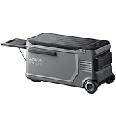 Anker SOLIX EverFrost 2 enfriador de 58 L, refrigerador de coche de 61 cuartos de galón, enfriador eléctrico con batería de 288 Wh, P...
