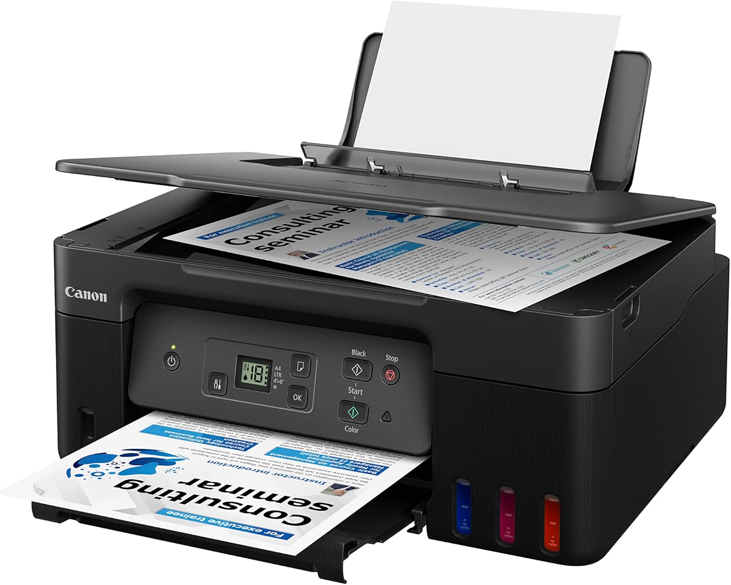 Canon Multifuncional de Inyección de Tinta Continua G3110