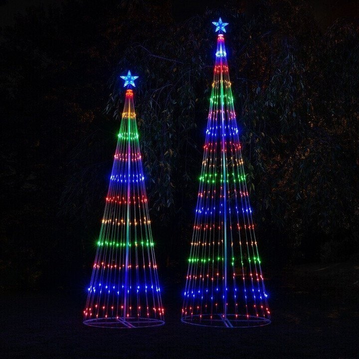 Multicolor LED Animated Outdoor Lightshow Tree