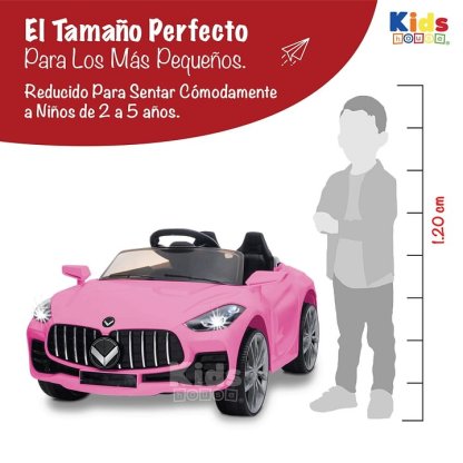 Kids House Carro Montable para Niños DASH, con Luz, Música USB MP3, Educación Temprana, Batería Dual 6V, Diseño Compacto y Seguro