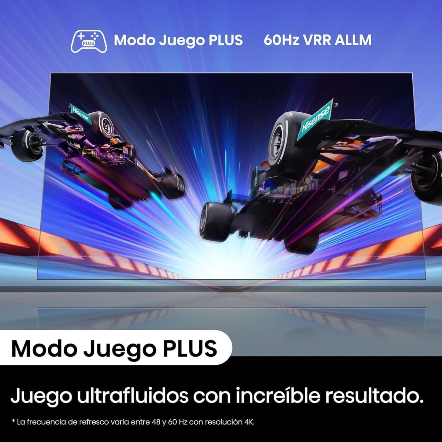Hisense Pantalla UHD 4K de 43" 43A6NV, VIDAA Smart TV, 43 Pulgadas, Dolby Vision, Modo Juego Plus, DTS Virtual X, Control por Voz televisor, Doble Control de Volumen, (Nuevo 2024)