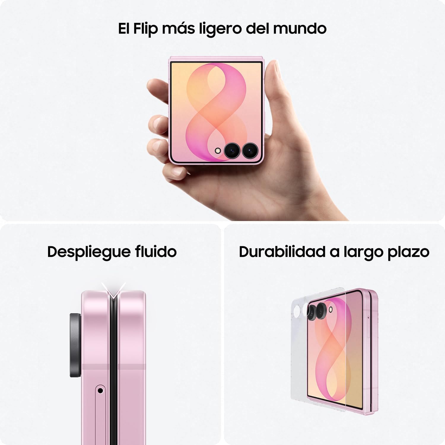 Celular Plegable Tipo Flip 5G Desbloqueado,  512GB de Almacenamiento, Pantalla Plegable, Diseño Compacto y Elegante para Uso Diario