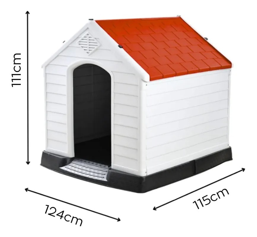 Casa De Perro Extra Grande Exterior De Plástico Envío Gratis