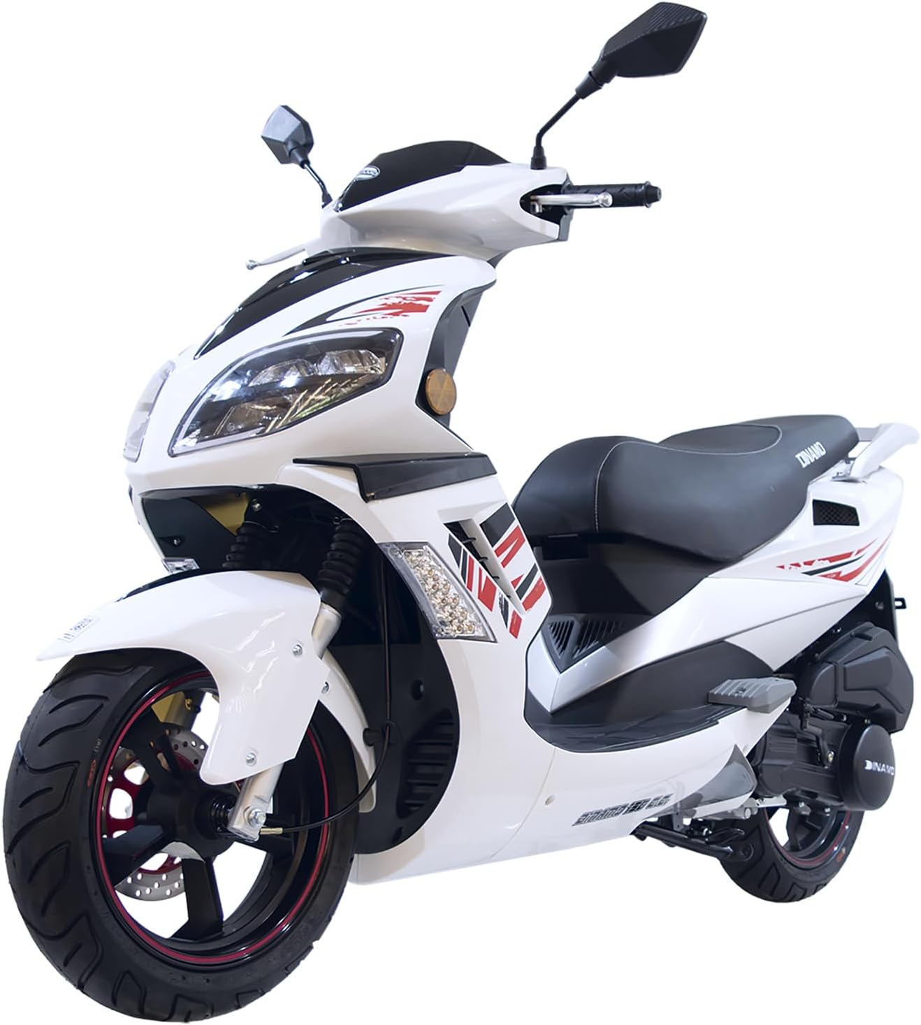 DINAMO Motocicleta Scooter Adventure Elite 150 2024 Blanca