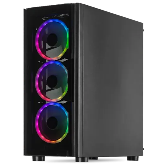 Xtreme PC Gamer con AMD Radeon Renoir Ryzen 5 5600G, 16GB, SSD de 240GB, disco duro de 3TB, monitor de 27 pulgadas con WIFI XTXZR516GBRENOIR
