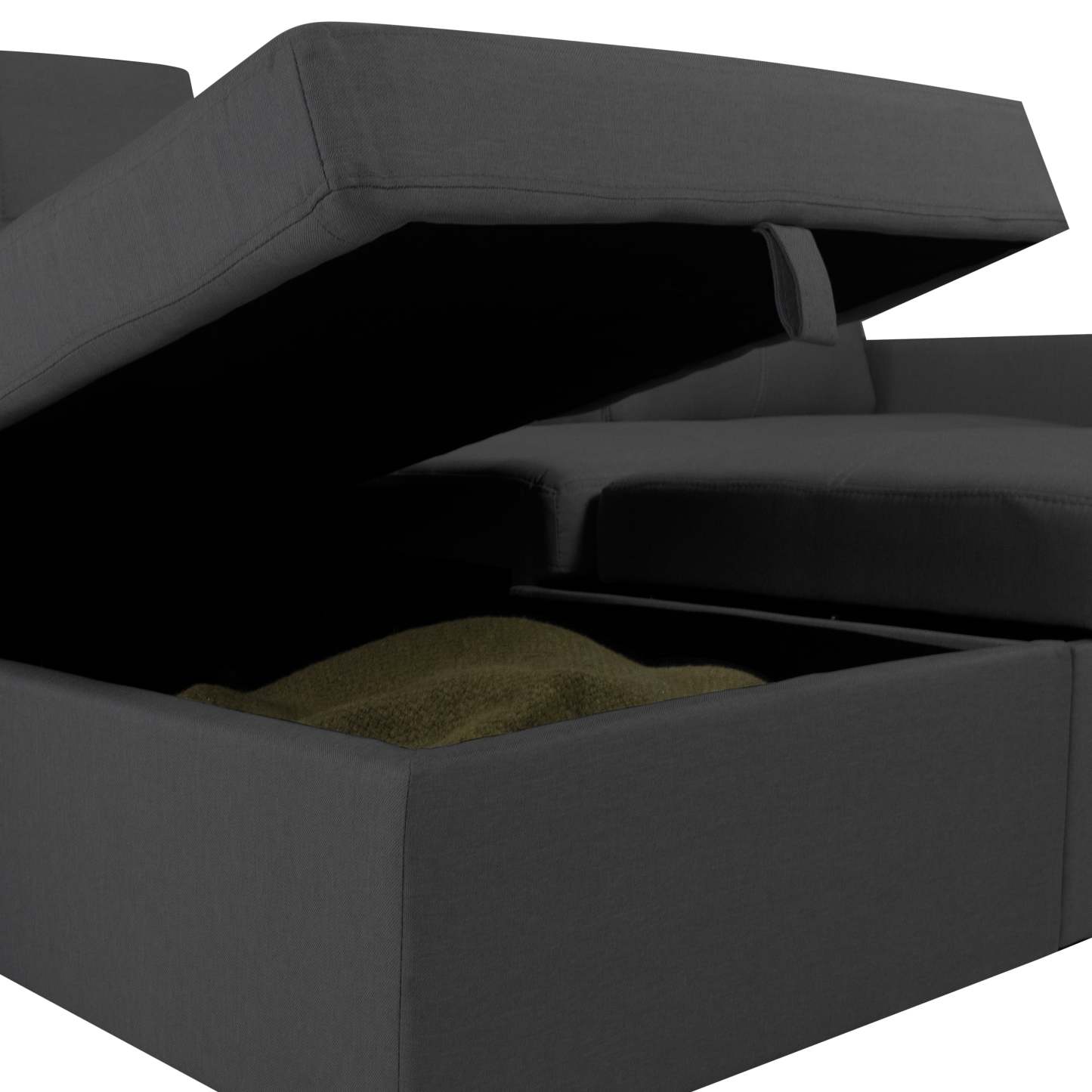 SOFÁ CAMA CON ALMACENAMIENTO TRIBECA GRIS CLARO
