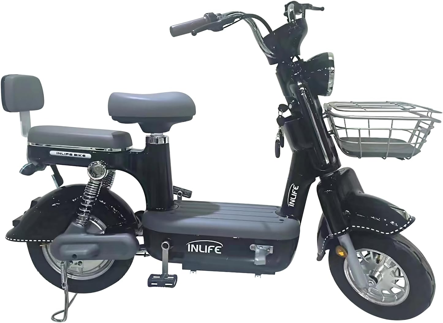400W Bicicleta Eléctrica Potente, Bicicleta Electrica para Adultos de 40km/h, Rango de 60-70km Eike, Batería de Plomo de 48V/20Ah, Perfecto para Carreteras y Desplazamientos Diarios