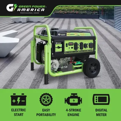 Generador Portátil Us De Combustible O Gas P De 13000 Watts