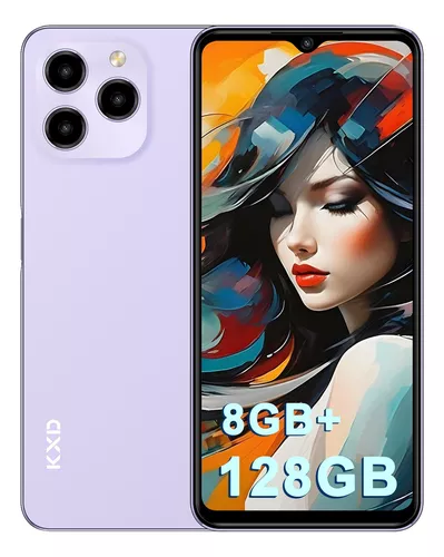 KXD A07 128 GB violeta 8 GB RAM