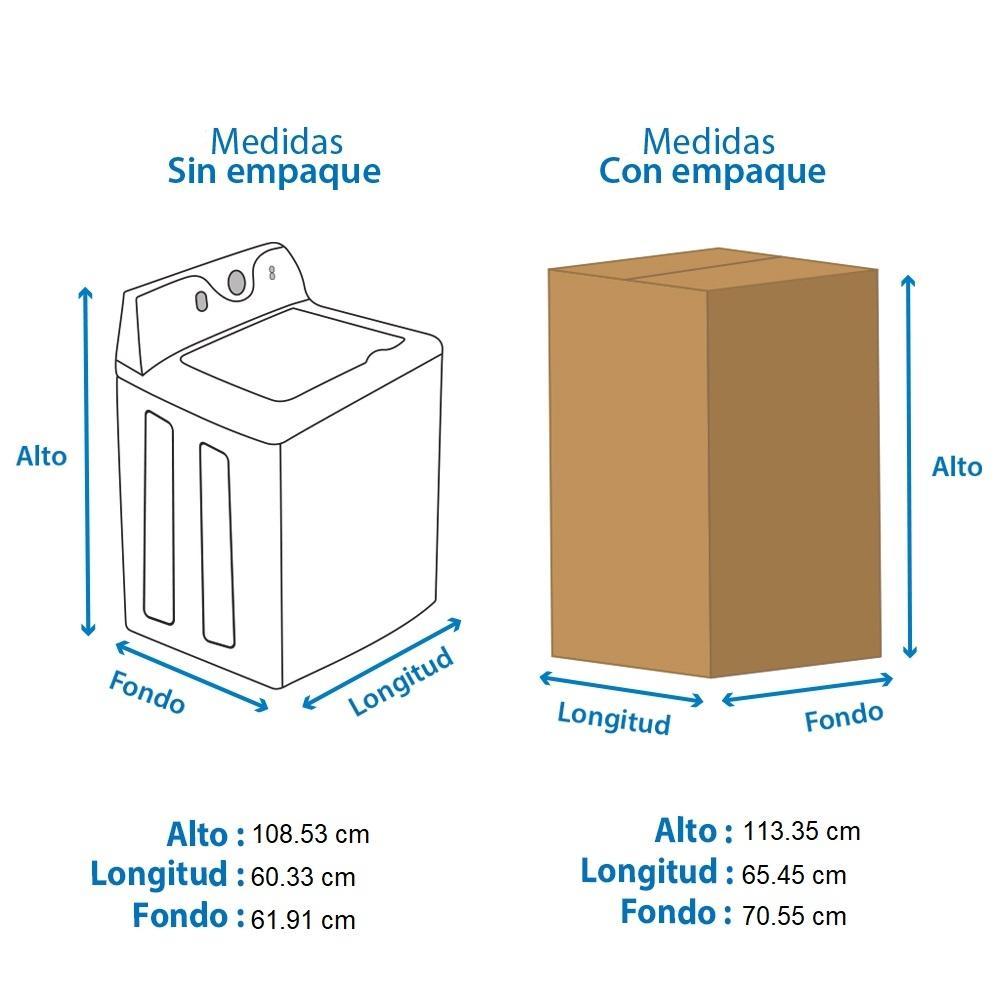 Lavadora Whirlpool Carga Superior 21 Kg Negra
