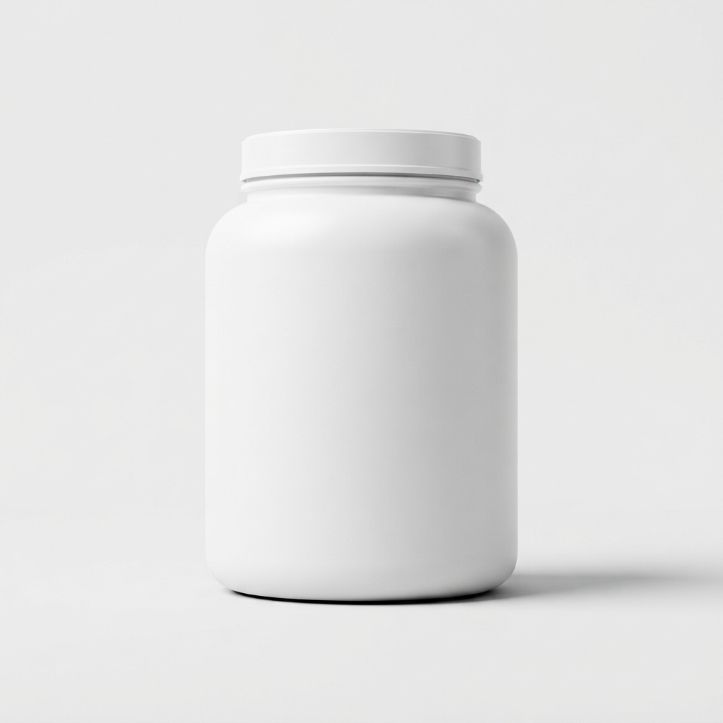 PrimeWell Whey Protein Powder Vanilla tub front view