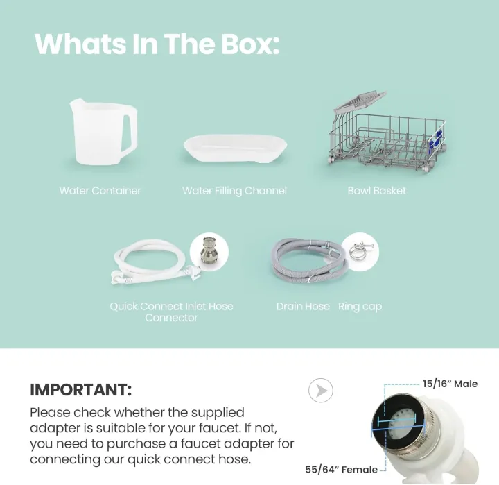 Portable Mini Dishwasher