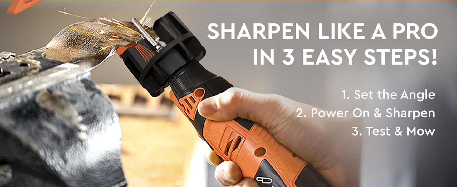 cordless lawn mower blade sharpener lawnmower blade sharpener tool kit drill mower blade sharpener