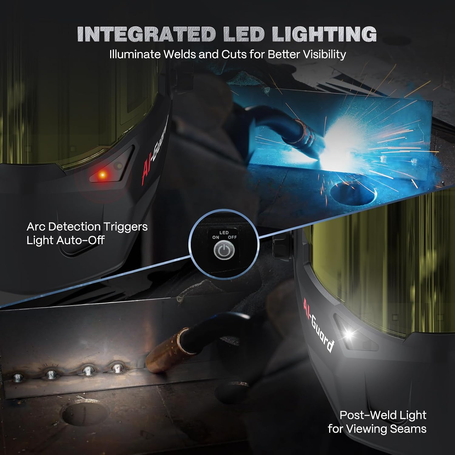 ARCCAPTAIN Intelligent Auto-Shade Welding Helmet