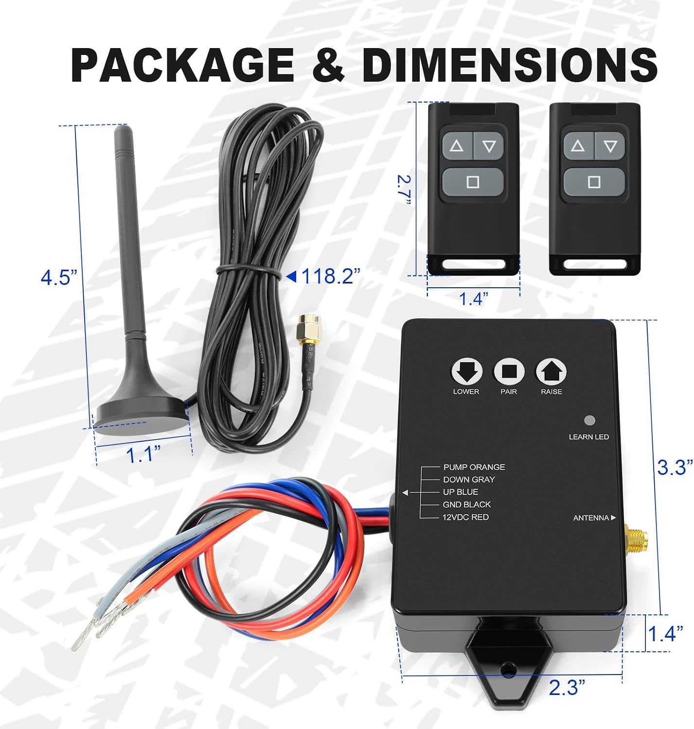 Wireless Dump Trailer Remote Kit