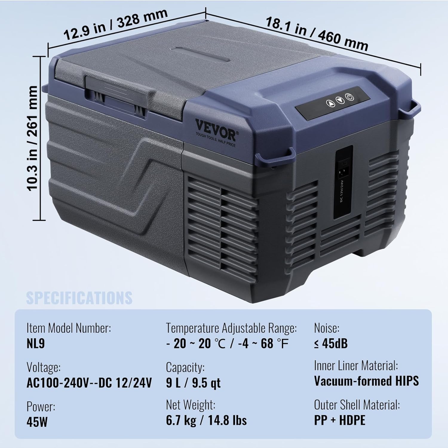 ❄️🚗 VEVOR Car Refrigerator – Fast, Portable, Powerful, Ice-Free Cooling Companion