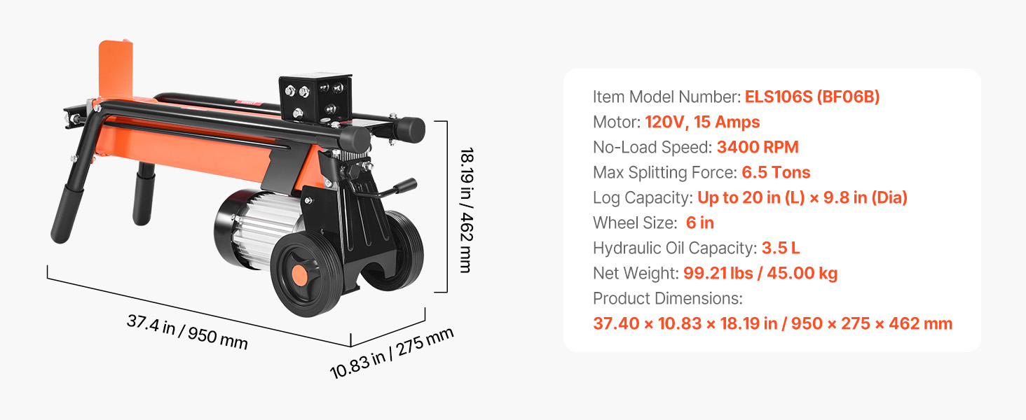 log splitters for firewood