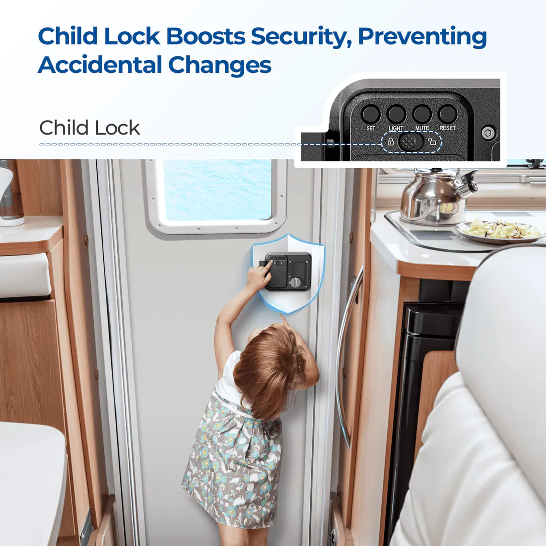 🔐🚐 ONNAIS Full Metal RV Keyless Entry Door Lock – Heavy-Duty, Smart, Ultra-Secure RV Protection System 🔥🛡️