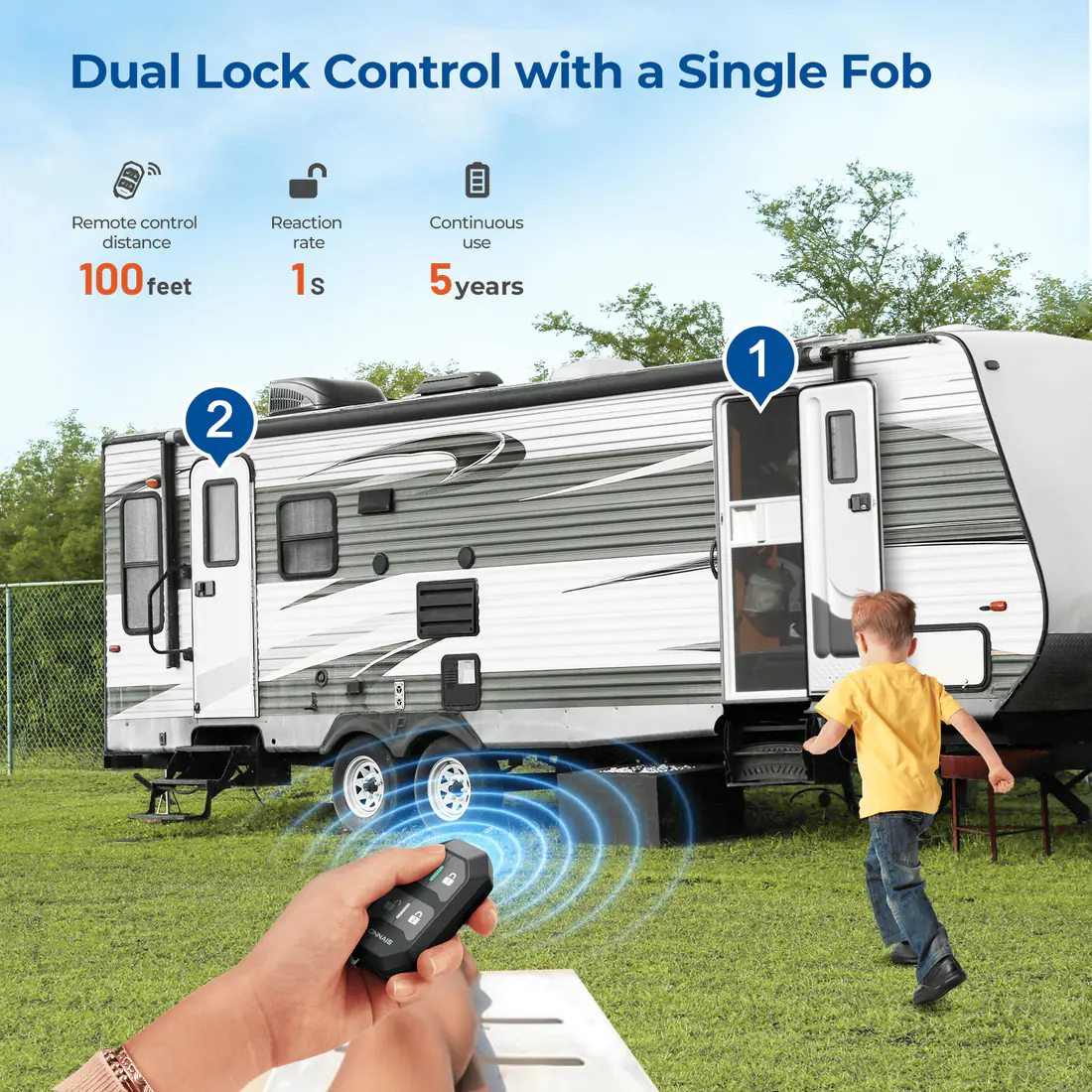 🔐🚐 ONNAIS Full Metal RV Keyless Entry Door Lock – Heavy-Duty, Smart, Ultra-Secure RV Protection System 🔥🛡️
