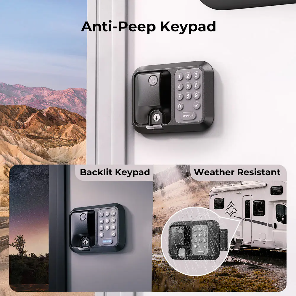 🔐🚐 ONNAIS Full Metal RV Keyless Entry Door Lock – Heavy-Duty, Smart, Ultra-Secure RV Protection System 🔥🛡️