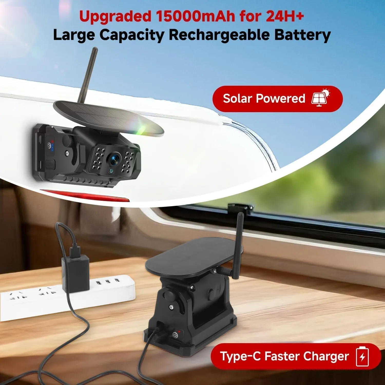 ✨Flash sale Now✨7" Wireless Dual-Lens Magnetic Backup Camera Kit - 12-in-1 Heavy Duty System