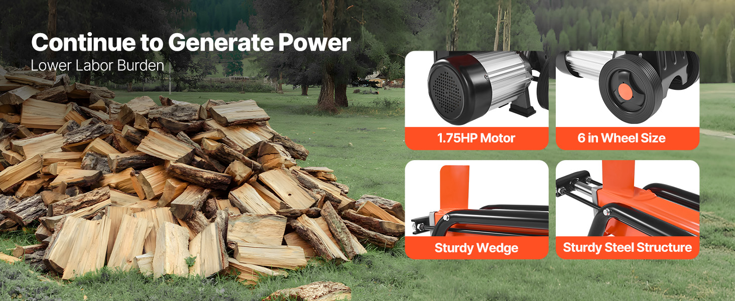 wood splitter electric powered