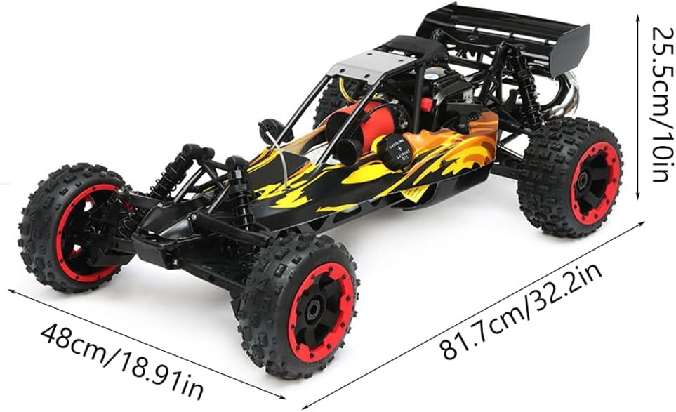 ONLY $39✨Last Day Buy 1 Get 1 Free🚗 1/5 Scale Large High Speed RC Cars for Adults Gasoline RC Trucks with 29cc 2T Engine All Terrain Offroad Vehicle
