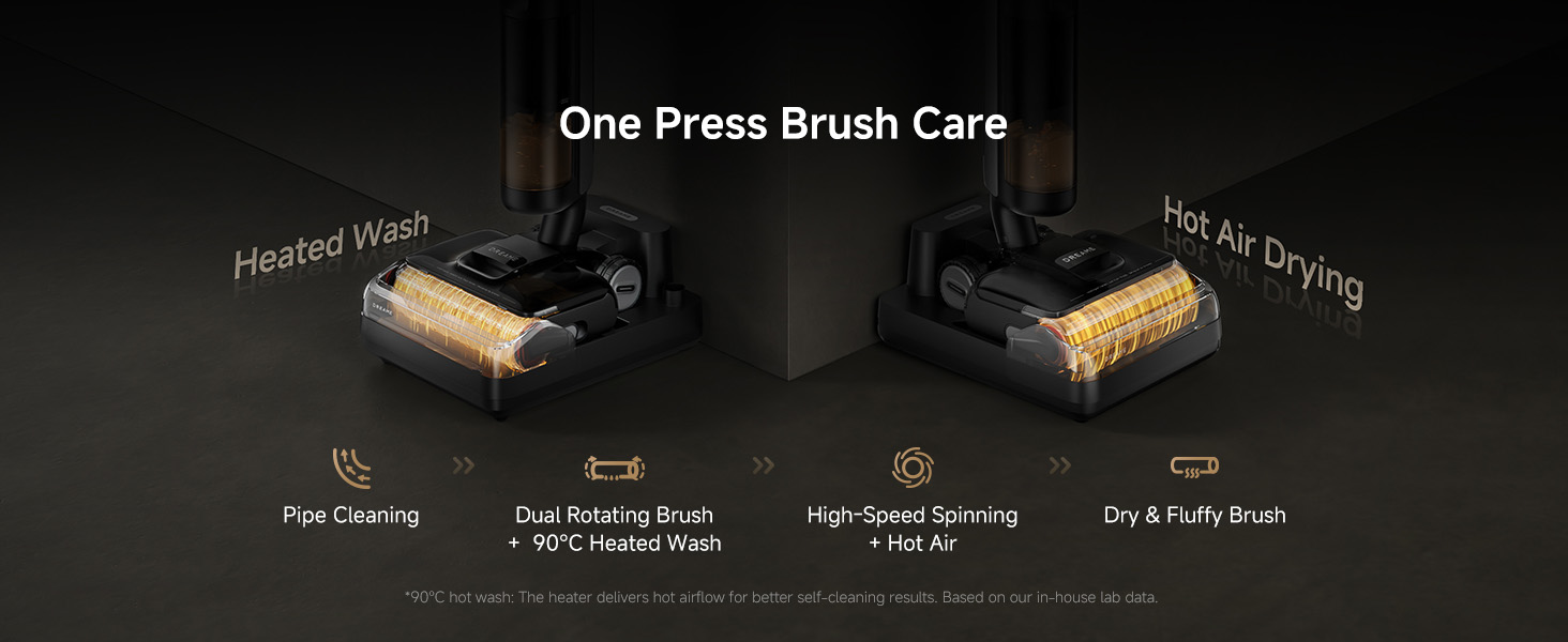 One Press Brush Care.